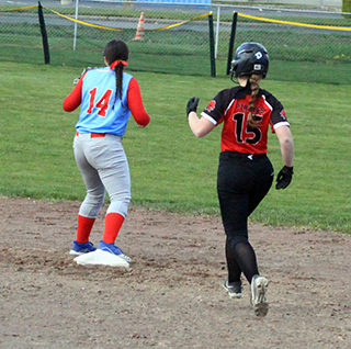 Clarice Rehder had a leadoff double against Lapwai and scored the first run of the game.