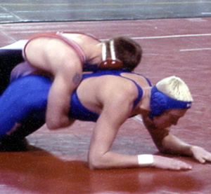 Alex Matson won one of his 3 matches at state but was very competitive in all of them.