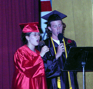 Annette Allen and Jacob Nuxoll sang In My Life.