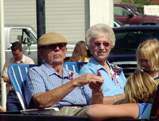 Grand Marshals for this year were Clark and Eleanor Hinkelman.