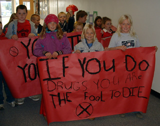 One more student banner.