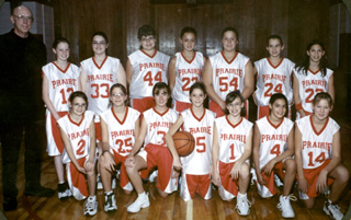 The Prairie Middle School 7th grade girls team.