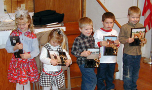 The 6 and under winners.