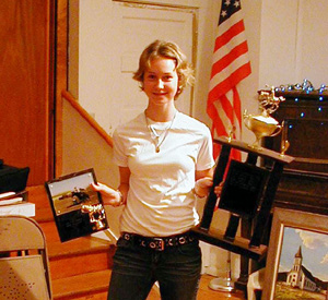 Laurie Nuxoll Memorial Award winner Bobi Jo Ousnamer.