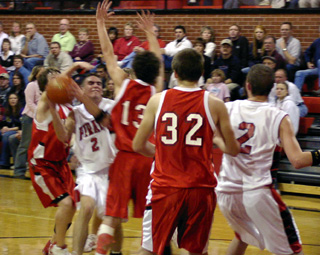 Mat Forsmann found the going tough inside against Council.