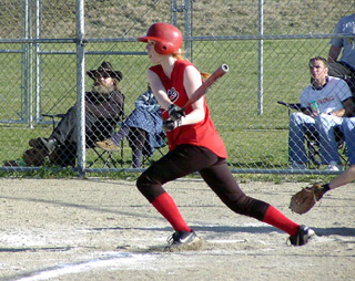 Natalie Arnzen connects against Kamiah.