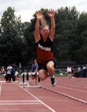 Vanessa Sonnen in the triple jump where she placed 4th.