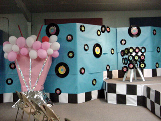 More of the Fashion Show decorations.