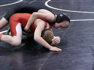 Drew Cochran was in control of his opponent.