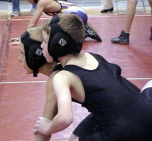 Kade Perrin and Damien McWilliams had to battle against one another.