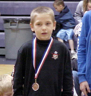 Hunter McWilliams received a bronze medal.