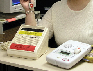 The Health Watch System device.