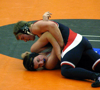 Logan Lustig took second in his weight class.