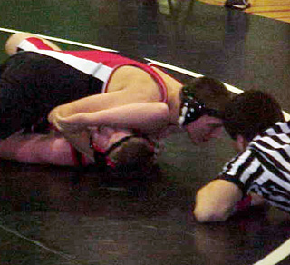 Curtis Nuxoll was in control of his opponent.