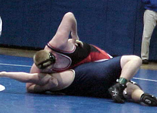 Ron Chandler scores a near fall against this opponent.
