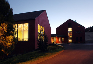 The front entrance of the new Spirit Center.