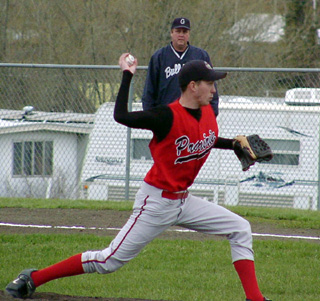 C.J. Rieman kept the Pirates close, allowing just 1 run and 5 hits against Genesee.