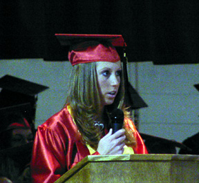 Ashley Schaeffer, co-salutatorian