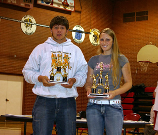 Athletes of the Year were J.D. Riener and Kylie Uhlorn.