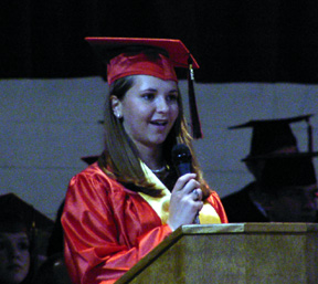 Dani Terhaar, co-salutatorian