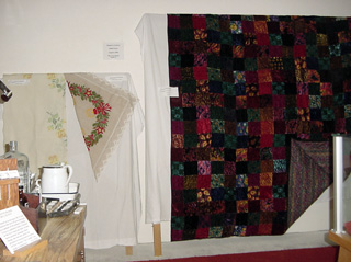 Some of the raffle prizes at this year's Raspberry Festival.