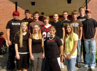 Shown are the candidates for Homecoming Queen and King. For identification see the home page.