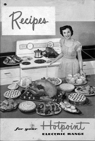 Recipes for Your Hotpoint Electric Range, about 1950
