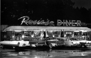 Rosies Diner, Rockford, MI. Photograph by Jerry Berta. Part of the food exhibit at the Spirit Center.