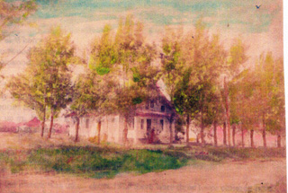 The Agnew House in 1922.