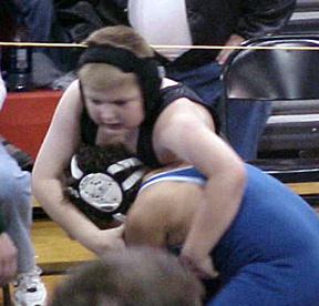 Cole Creutzberg on his way to a bronze medal.