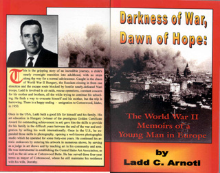 The dust jacket for Ladd Arnoti's book.