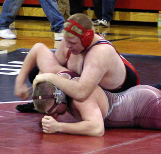 Ronnie Chandler led early but eventually lost his match for third place and a trip to state.