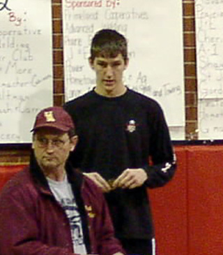 Tony Duman after receiving his second place medal.