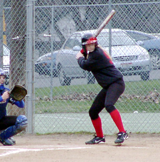 Kylie Uhlorn is ready to hit.