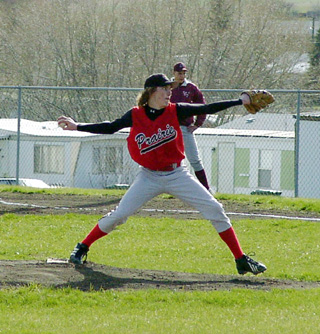 David Sigler pitched 6 strong innings against Kamiah last week, allowing just 1 run on 4 hits.