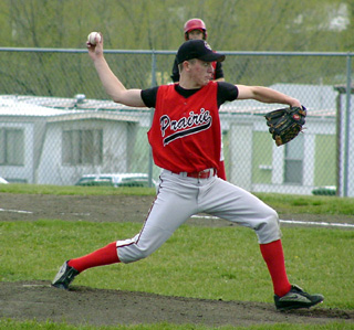 Kyle Holthaus tossed a 2-hitter against C.V.