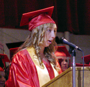 Tabitha Sonnen - co-Salutatorian