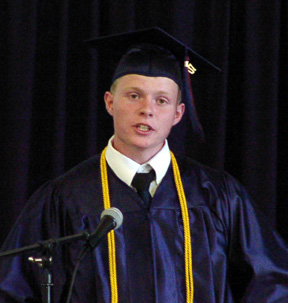 Salutatorian Jacob Uhlenkott