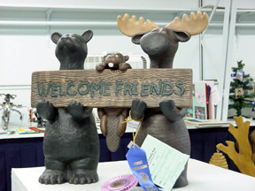 A winning entry in the open class building.