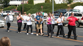 The PHS band during the parade.
