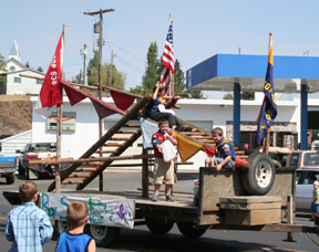 The Cottonwood Boy Scouts took second among organizations.