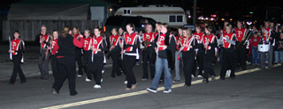 The PHS band during the parade.