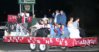 The Freshman class float.