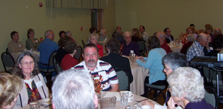 Close to 75 people attended the Benefactor Dinner.