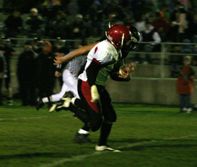 Kyle Daly breaks away for a long touchdown run.