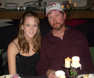 Kim Schaeffer and her father Brian.