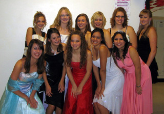 Shown are all the competitors in the 2nd annual Ms. Prairie pageant.