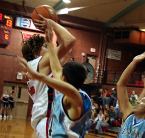 Branden Waller goes up for a jump shot.