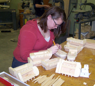 Tobie Lovell works on pirates ships.