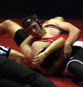 Chance Ratcliff appears about to win this match.